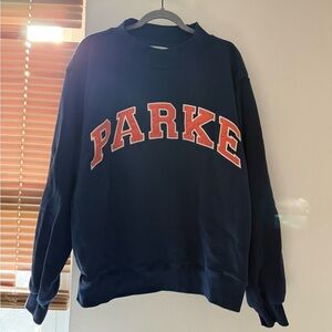 PARKE - Navy blue and orange